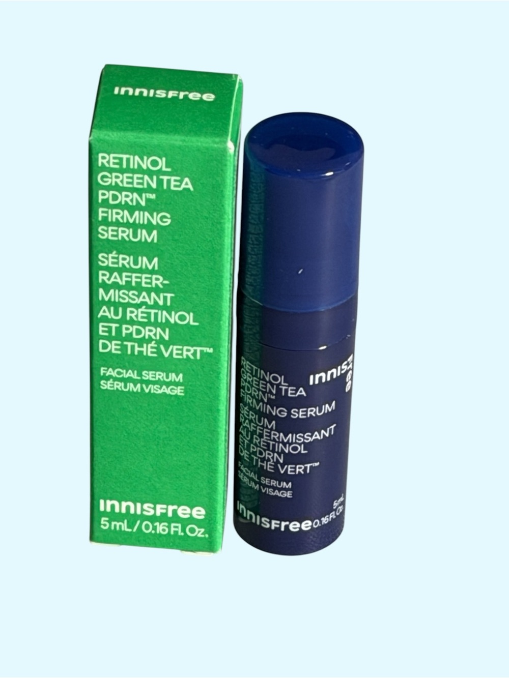 Innisfree Retinol Green Tea PDRN Firming Facial Serum NIB